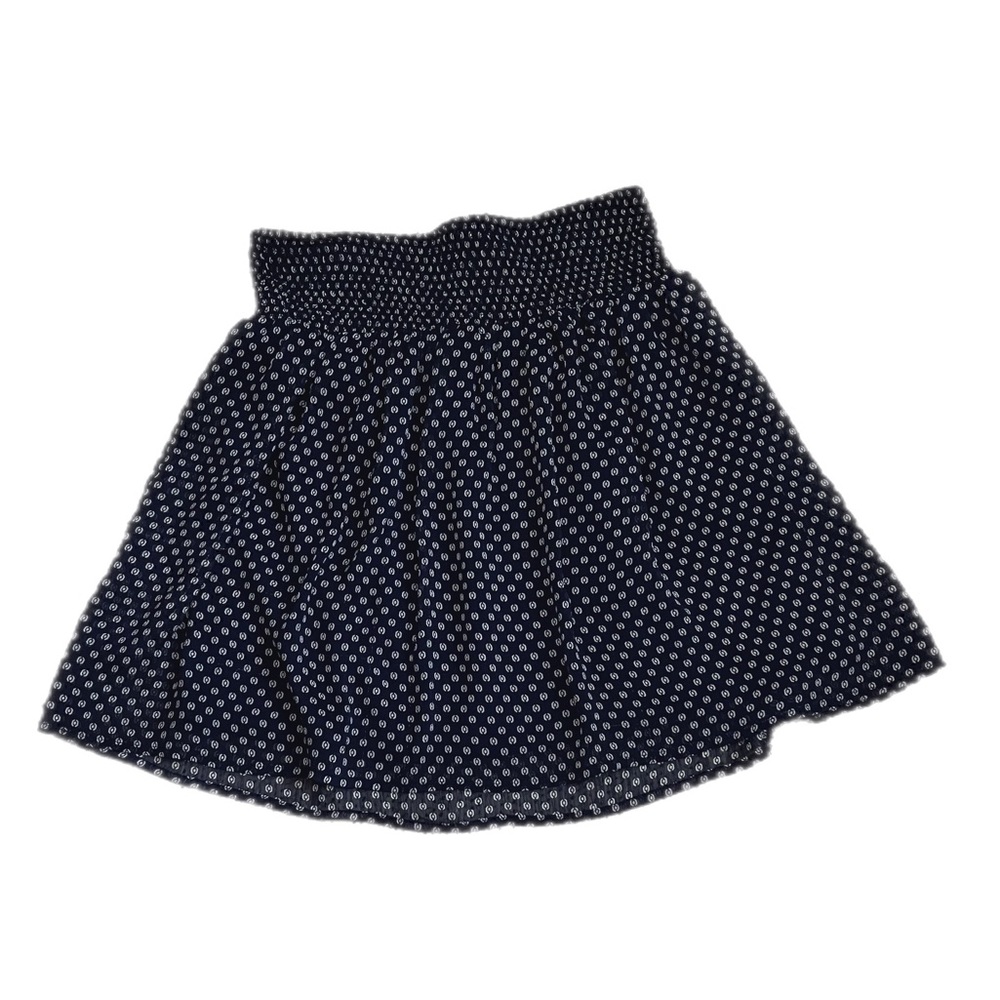 Old Navy Sheer Skirt with Lining Navy Blue Size S
